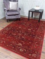 Vintage Timeless - Burgundy rug